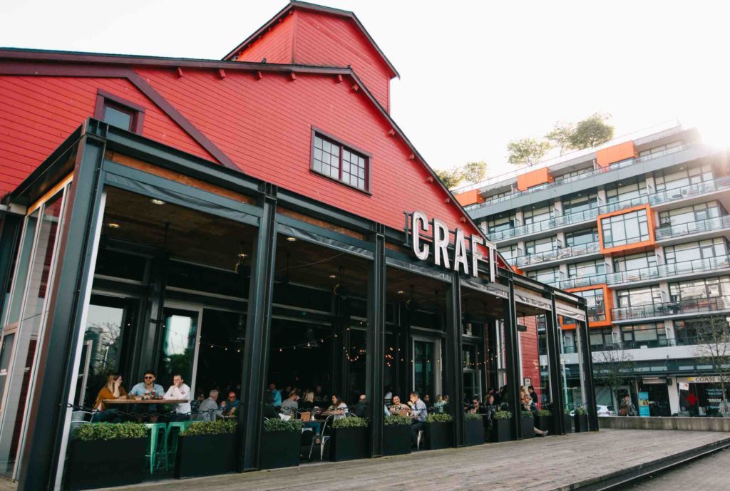 Exterior of Craft Beer Market in Olympic Village