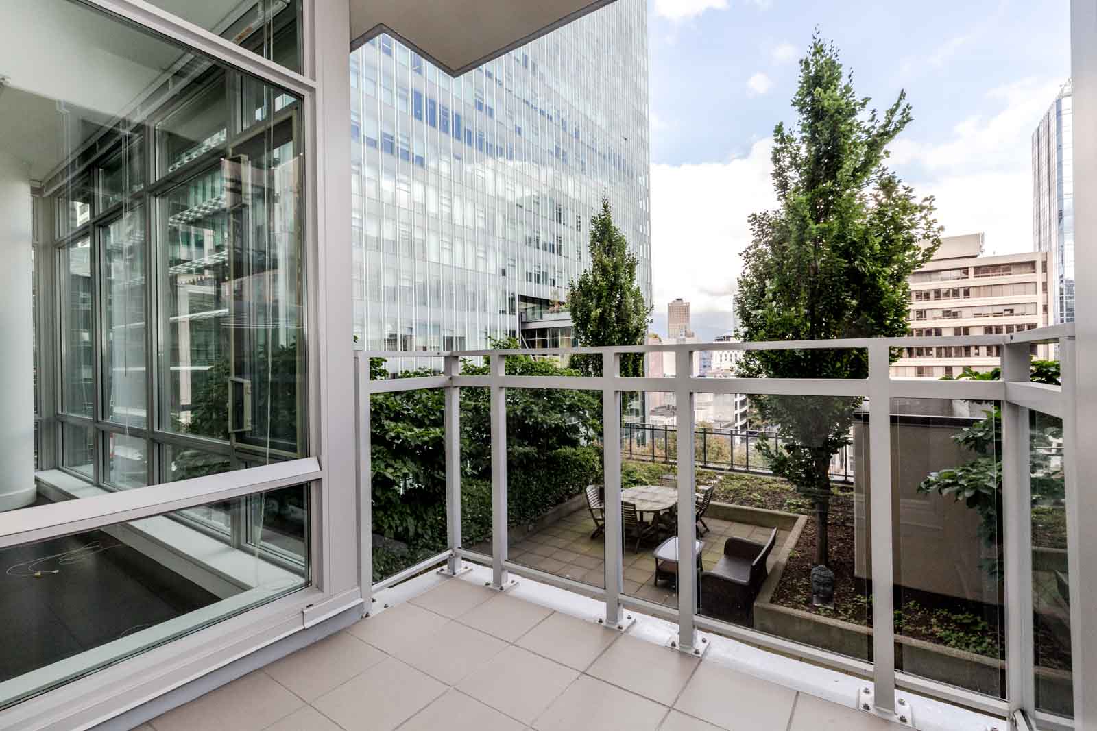 Balcony at L'Hermitage Luxury Rental Listed by Birds Nest Rental Property Management