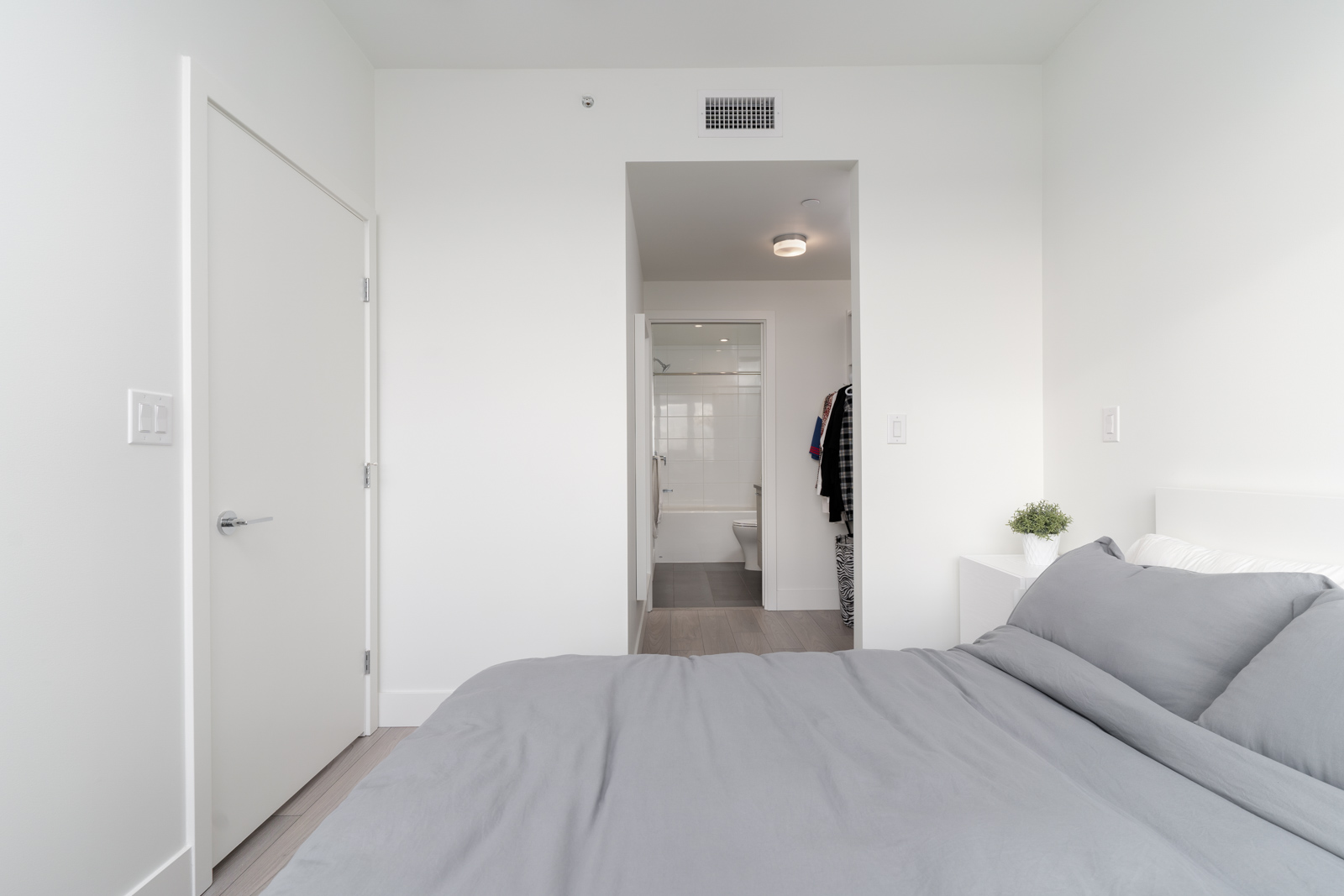 bedroom in rental condo with Birds Nest Properties property management in vancouver