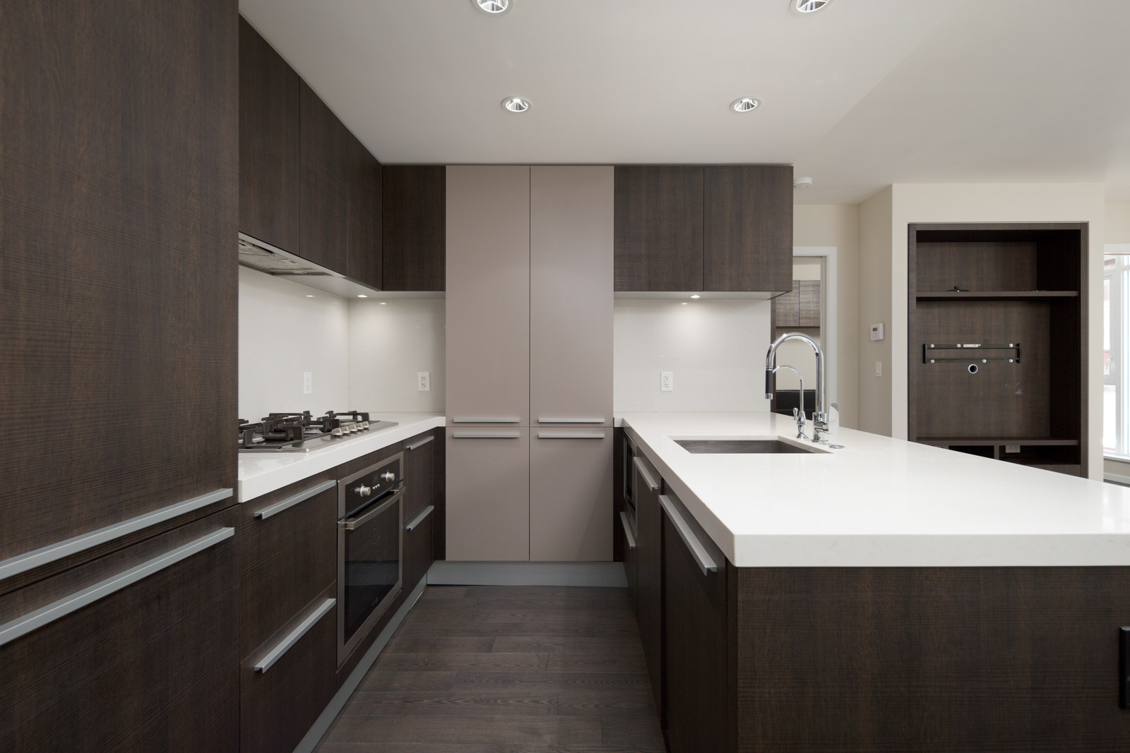 kitchen in rental condo at Maddox in the Downtown neighbourhood of Vancouver