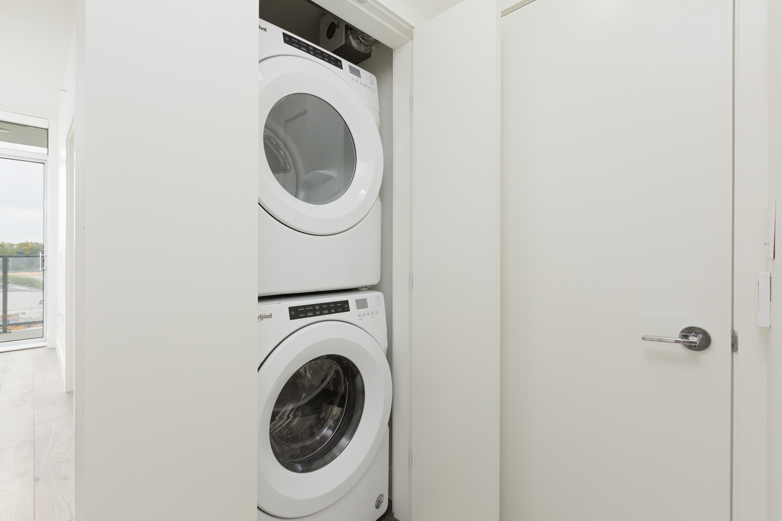laundry machines in upscale condo in East Vancouver